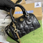 Gucci ‎702251 GG Matelassé leather mini bag Black - Default Title - View 1