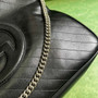 Gucci Blondie medium tote bag in black leather 751516 - Default Title - View 7