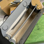 Gucci ‎�?02200 GG Matelassé leather small gray