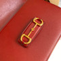 Gucci 602204 Horsebit 1955 shoulder bag Red leather - Default Title - View 7