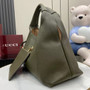 Gucci Softbit maxi shoulder bag, ‎837466 in green leather