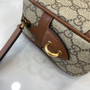 Gucci GG Emblem small toiletry case, ‎821164 in beige fabric
