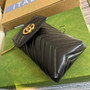 Gucci 672251 GG Marmont matelassé mini bag black leather - 3.9"W x 7.9"H x 1.4"D / Black - View 5