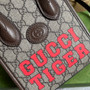 Gucci ‎‎‎699406 Jumbo GG mini tote bag brown leather - Default Title - View 5