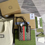Gucci ‎‎‎699406 Jumbo GG mini tote bag brown leather - Default Title - View 3