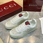 Gucci Re-Web sneaker �?87476 White and ebony Original GG canvas