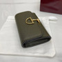 Gucci Softbit card case 828148 in Green leather