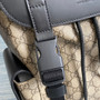 Gucci  ‎495563 GG Black backpack Black brown soft GG Supreme - Default Title - View 6