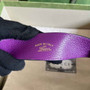 Gucci 739076 Aphrodite mini shoulder bag in purple leather
