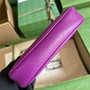Gucci 739076 Aphrodite mini shoulder bag in purple leather