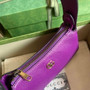 Gucci 739076 Aphrodite mini shoulder bag in purple leather