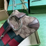 Gucci Horsebit Chain small shoulder bag �?64339 Beige Original GG canvas