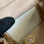 Gucci ‎�?99515 GG Marmont mini top handle bag white leather