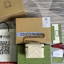 Gucci ‎‎699515 GG Marmont mini top handle bag white leather - W16cm x H10.5cm x D5cm / white - View 3