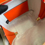 Gucci Blondie top handle bag in orange leather �?44434