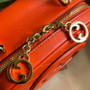 Gucci Blondie top handle bag in orange leather �?44434