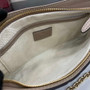 Gucci GG Emblem medium shoulder bag 815277 in taupe GG leather