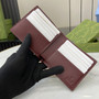 Gucci Wine Red interior GG bi-fold wallet 768243