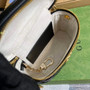 Gucci ‎723770 GG Matelassé top handle mini bag Black leather - W16cm x H10.5cm x D5cm / Black - View 8