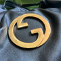 Gucci Blondie large tote bag in black leather 747372
