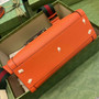 Gucci 702721 Diana Small Tote Bag Orange Leather