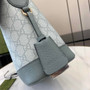 Gucci Ophidia GG small shoulder bag 781402 dusty blue leather