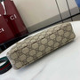 Gucci GG Emblem small shoulder bag 815218 in black fabric