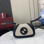 Gucci Blondie mini shoulder bag in cotton canvas black leather 815700