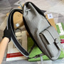 Gucci 625770 GG embossed backpack Grey Leather - Default Title - View 4
