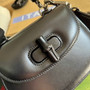 Gucci 686864 Bamboo 1947 mini top handle bag Black Leather - Default Title - View 5