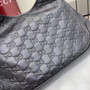 Gucci B medium shoulder bag, 834981 in black leather