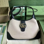 Gucci 726274 Aphrodite medium shoulder bag white Black - Default Title - View 1