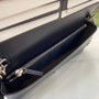 Gucci Horsebit 1955 wallet on chain, 621892 in GG navy blue Supreme - Default Title - View 9