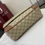 Gucci GG Emblem medium crossbody bag, �?21154  in brown fabric