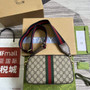 Gucci Ophidia small crossbody bag 752591 in brown leather - Default Title - View 2