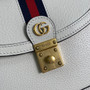 Gucci 651055 Ophidia small GG top handle bag ‎‎‎leather white