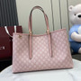 Gucci GG Emblem large tote bag 815213 in pink fabric