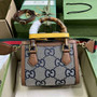 Gucci 702732 Diana mini tote bag GG Brown leather - Default Title - View 2