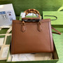 Gucci 655658 Diana medium top handle bag Brown leather - Default Title - View 2