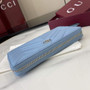 Gucci GG Marmont Leather Zip Wallet - Blue 837758