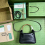 Gucci 746124 Diana medium shoulder bag in black leather