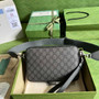 Gucci Ophidia GG crossbody bag 699439 in grey and black Supreme