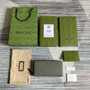 Gucci ‎�?56117 GG Marmont zip around wallet Gray leather