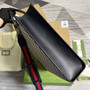 Gucci �?74155 Medium tote with Interlocking G Beige and blue GG Supreme canvas