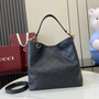 Gucci GG Emblem medium bucket bag �?15103 in black leather