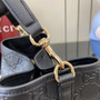Gucci GG Emblem medium bucket bag �?15103 in black leather