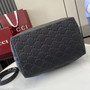 Gucci GG Emblem medium bucket bag �?15103 in black leather