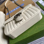 Gucci 443497 GG Marmont small shoulder bag beige