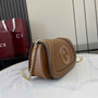 Gucci Blondie mini shoulder bag in brown leather ‎815711 - Default Title - View 2