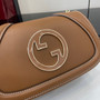 Gucci Blondie mini shoulder bag in brown leather ‎815711 - Default Title - View 5